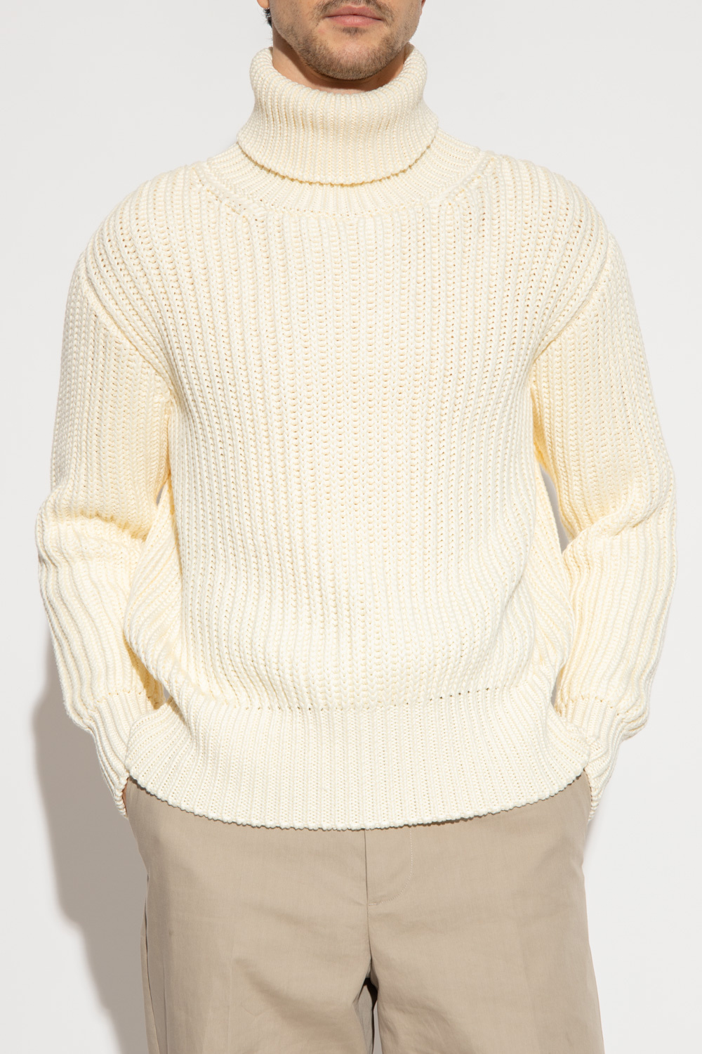 Men's cotton hot sale turtleneck sweater